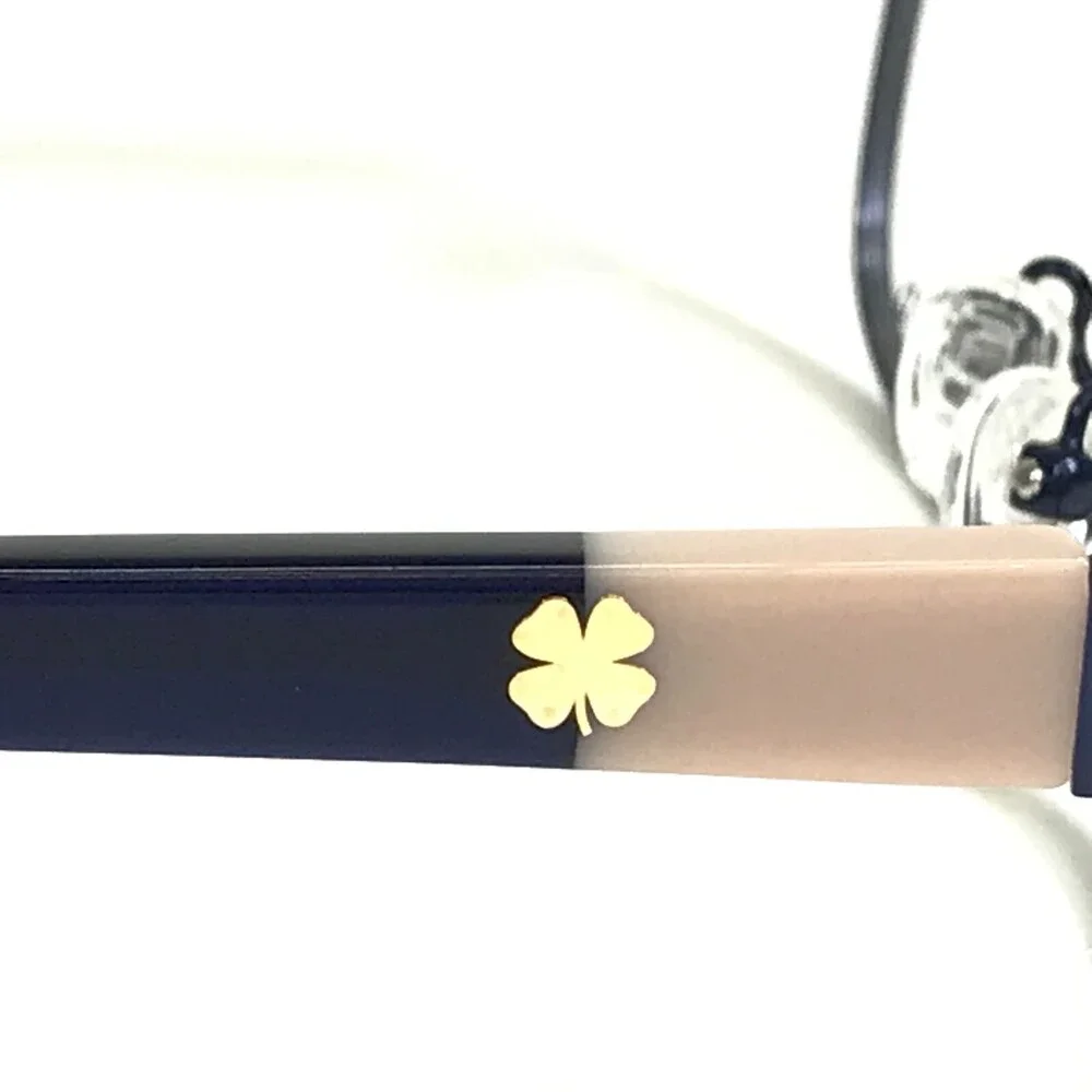 Lucky Brand Eyeglasses Frames D121 BLUE/CREAM Cat Eye Full Rim 51-17-140